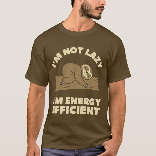 Jag är energieffektiv t shirt (Framsida)