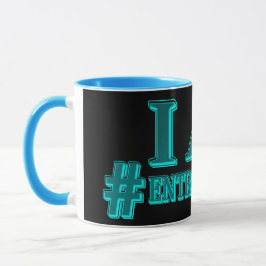 "JAG ÄR ENTREPRENEUR"-uttrycksdesign. Köp nu Mugg