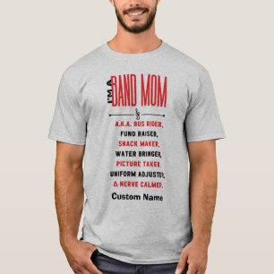 Jag är ett beskrivande Anpassade för Band Mamma T Shirt
