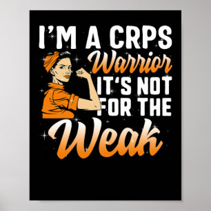 Jag är ett Caps Warrior Complex Regional Pain Synd Poster