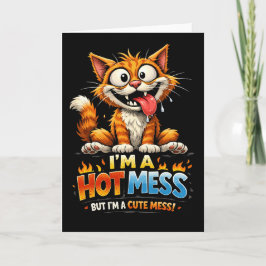 Jag är ett hett rövarhål helgkort