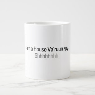 Jag är ett hus Va'ruun Spy mugg Jumbo Mugg