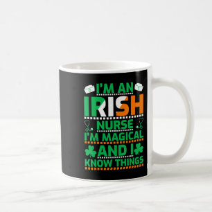 Jag är ett irländskt sjuksköterska. Jag är magisk Kaffemugg