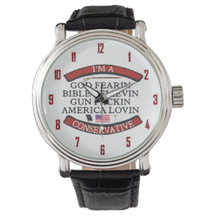 Jag är ett KONSERVATIV Armbandsur