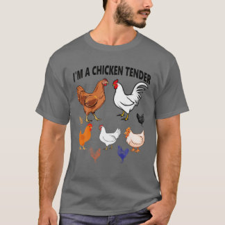 Jag är ett kycklingbud - Chicken Älskare Farmer Fa T Shirt