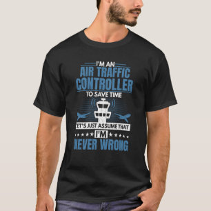 Jag är ett Luft Traffic Controller Aviation Airpla T Shirt