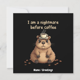 Jag Är Ett Mardröm Före Kaffe, Kärlekens Motto Inbjudningar