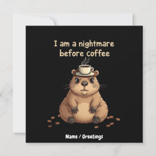 Jag Är Ett Mardröm Före Kaffe, Kärlekens Motto Inbjudningar