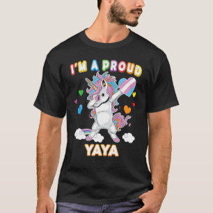 Jag är ett proud Transgender Yaya Lgbt Pride Dabbi T Shirt