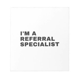 JAG ÄR ETT REFERENSSPECIALIST ANTECKNINGSBLOCK