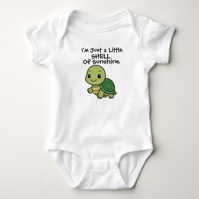 Jag är ett skal av solsken t shirt (Framsida)