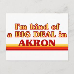 Jag är ett slags BIG DEAL i Akron Vykort