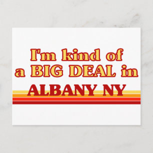 Jag är ett slags BIG DEAL i Albany Vykort