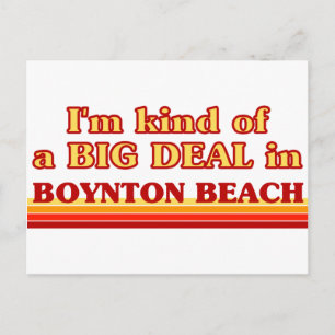 Jag är ett slags BIG DEAL i Boynton Beach Vykort