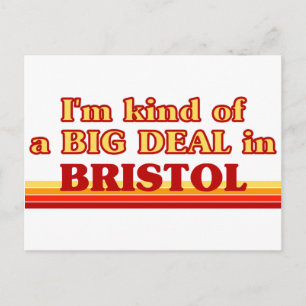 Jag är ett slags BIG DEAL i Bristol Vykort