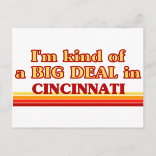 Jag är ett slags BIG DEAL i Cincinnati Vykort