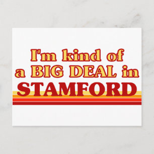 Jag är ett slags BIG DEAL i Stamford Vykort