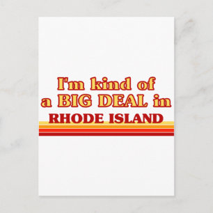 Jag är ett slags BIG DEAL på Rhode island Vykort
