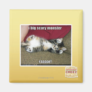 Jag är ett stort skrämmande monster magnet