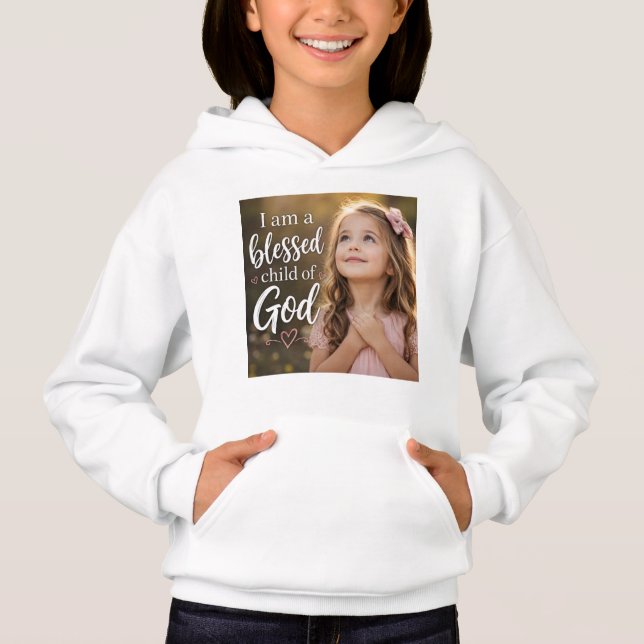 Jag är ett välsignat barn av Gud T Shirt (Framsida)