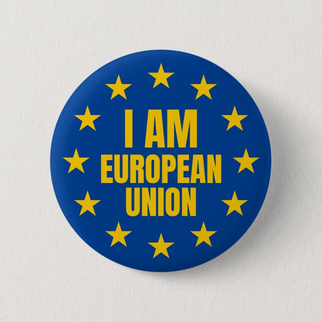 JAG ÄR EUROPEISKA UNIONEN KNAPP (Framsida)