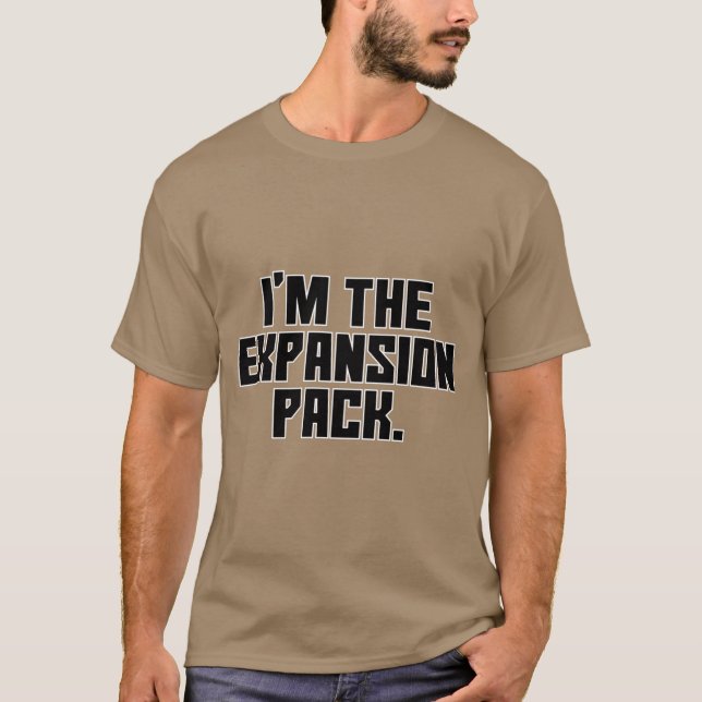 Jag är expansionspaketet. t shirt (Framsida)
