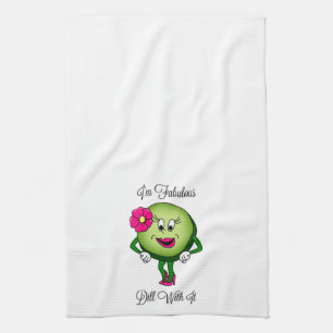 Jag är Fabulous - Dill med det sassi köket Towel Kökshandduk