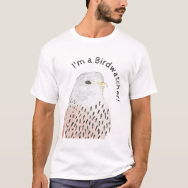 Jag är Fågelskådare Kestrel T Shirt