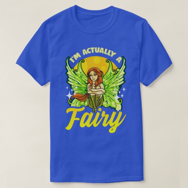 Jag är faktiskt en Fairy T Shirt (Design framsida)