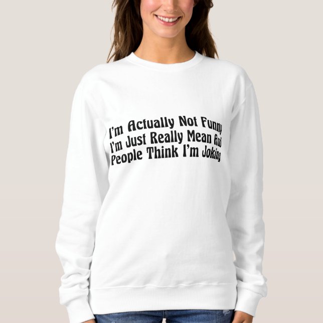 Jag är faktiskt inte så lättsinnig att jag bara är t shirt (Framsida)