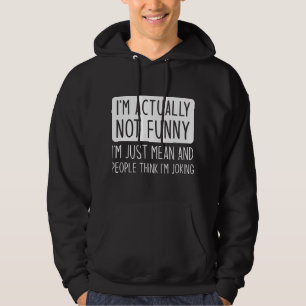 Jag är faktiskt inte så lättsinnig hoodie