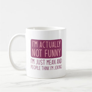 Jag är faktiskt inte så lättsinnig kaffemugg