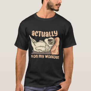 Jag är faktiskt på mina Rolig hund promemorior T Shirt