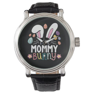Jag är familjen Mamma Bunny Påsk matchande Armbandsur