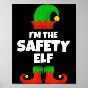 Jag är familjens Pyjamas jul säkerhetsnisse Poster