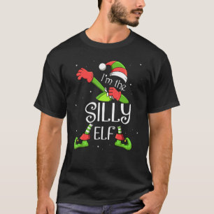 Jag är Fåniget Elf Dabbing Jultomten Julafton Fami T Shirt