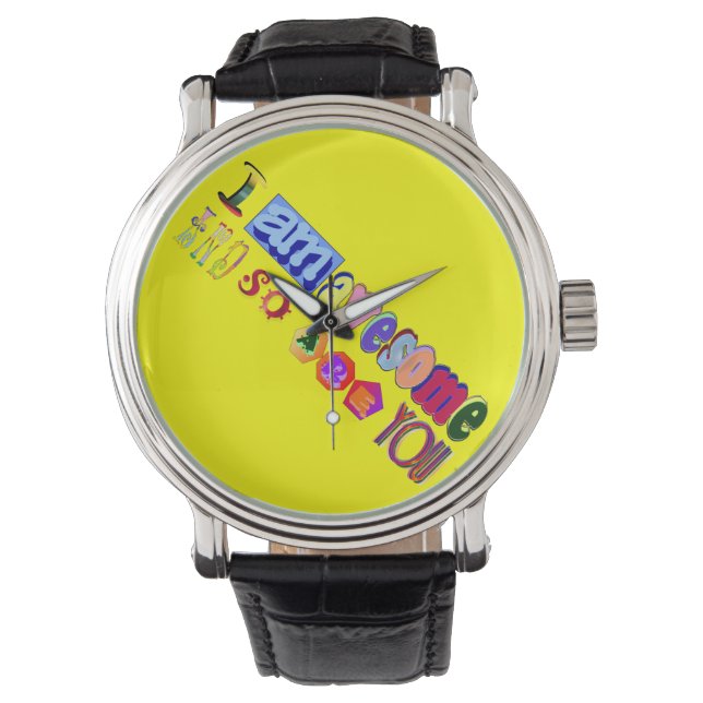 Jag är Fantastisk Biet Armbandsur (Framsida)