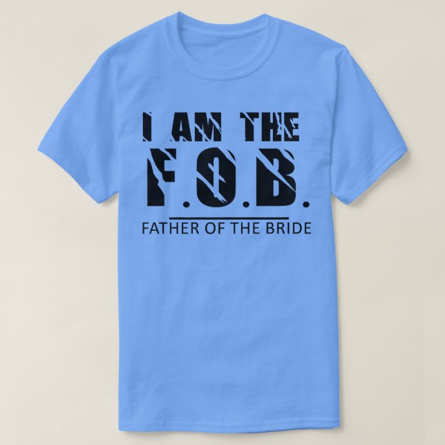 Jag är Far i Bride Design T Shirt (Design framsida)