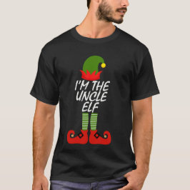 Jag är farbror Elf Shirt som matchar julfamiljen T Shirt
