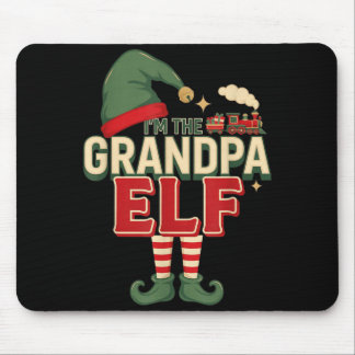 Jag är farfar Tomte Rolig familj jul Musmatta