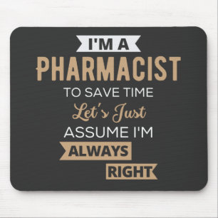 Jag är farmaceut på Spara Time Låt oss bara anta Musmatta