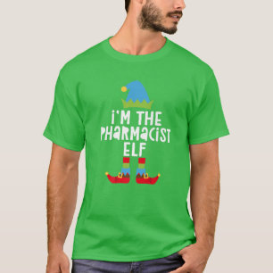 Jag är farmaceuten Elf Matchande juldräkt T Shirt