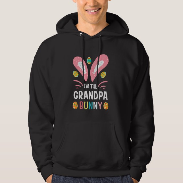 Jag är farmafékanen Funny Grandpa Påsk Outfit Hoodie (Framsida)