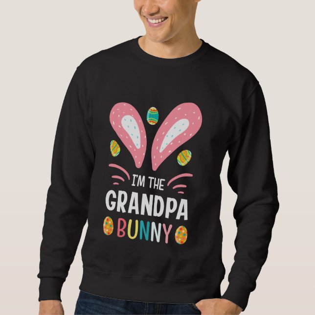 Jag är farmafékanen Funny Grandpa Påsk Outfit Lång Ärmad Tröja (Framsida)