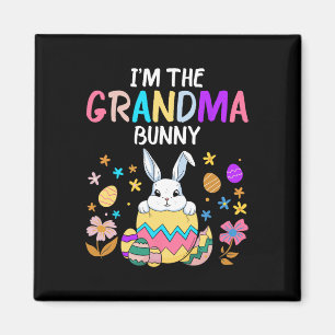 Jag är farmor Bunny Glad påsk Dag Kvinnor Rabbi Magnet