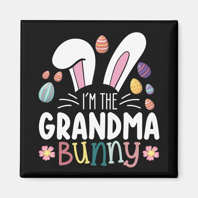 Jag är farmor Bunny Påsk-familjen. Magnet (Framsidan)