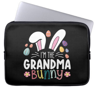 Jag är farmor kanin påsk familj matchande laptop fodral