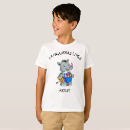Jag är farmor Little Artist Tee Shirt