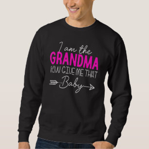 Jag är farmor nu, Ge, som Baby Cute Grand Lång Ärmad Tröja