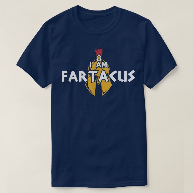 Jag är Fartacus Funny Spartan Inspired T   20268  T Shirt (Design framsida)